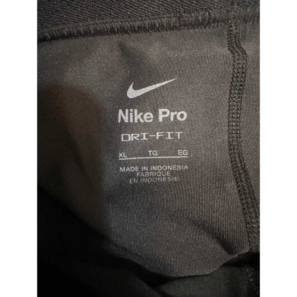 Nike Pro Dri-FIT Kids XL Black Athletic Leggings Training Tights Compression